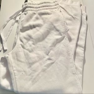 Mens H&M white sweats